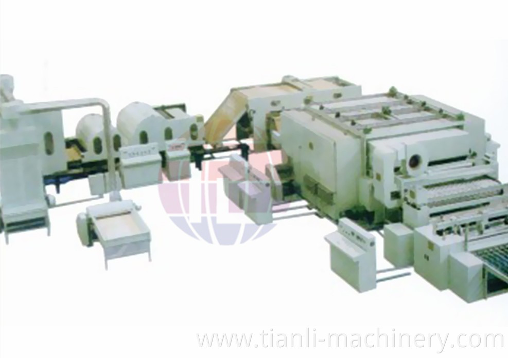 TLD-250 Production line of thermal bonded cotton fiber bale opening machine